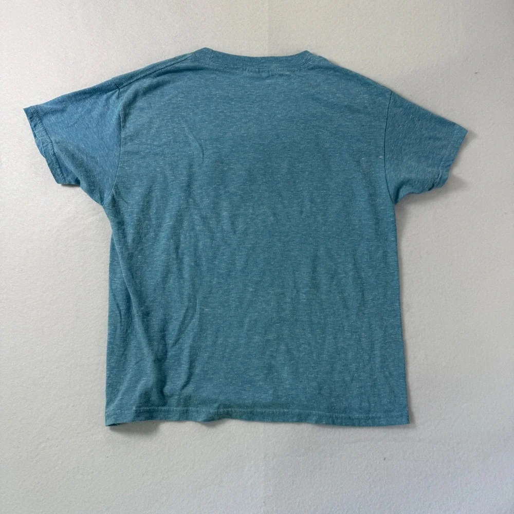 Mountain Dude Bigfoot Hot Springs National Park Blue Youth Medium T-Shirt